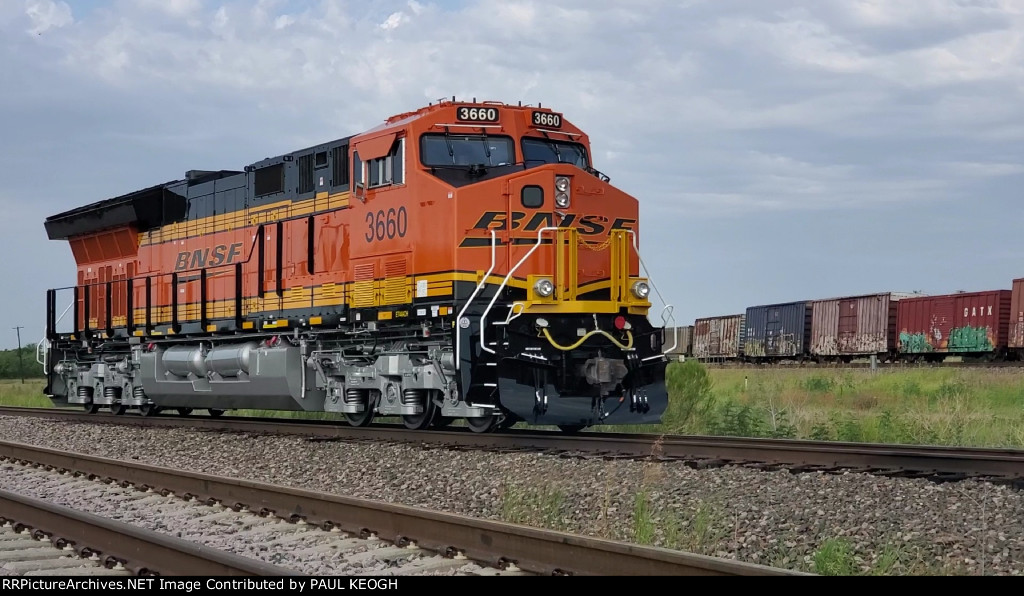 The Newest Tier 4 ET44ACH Locomotive For The BNSF Railway.